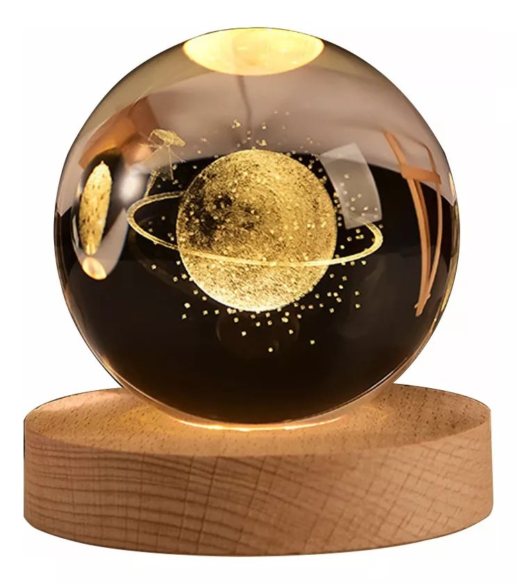 Bola De Cristal Luz De Noche esfera